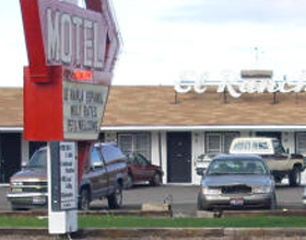 El Rancho Motel exterior in Twin Falls